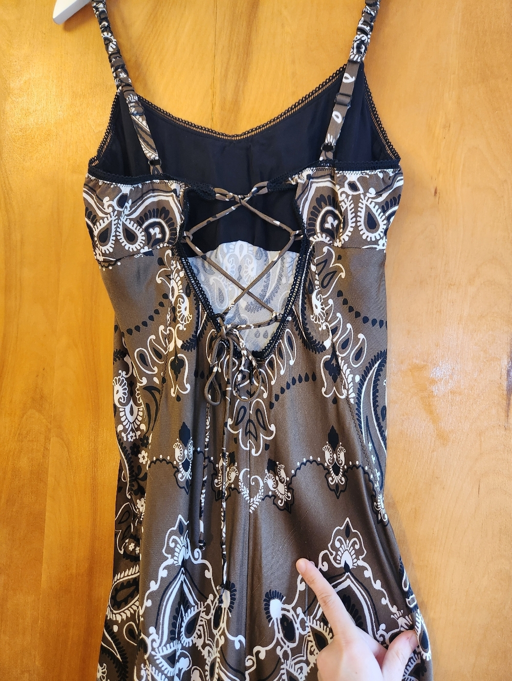 Sandro Women's Brown Bandana Print Midi Dress, Size 8 US/40 FR, $455 - Picture 14 of 15